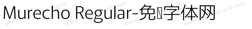 Murecho Regular字体转换